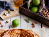 Galette des rois crème de noisettes et ananas confits