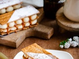 Mille-feuilles vanille et caramel au beurre salé