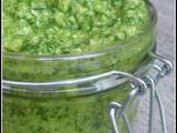 Pesto de fanes de radis