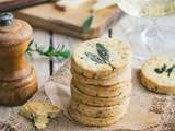 Sablés apéritifs au fromage et herbes fraîches