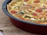 Tarte aux courgettes, tomates, feta et menthe {Culino Versions}