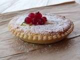 Tarte aux groseilles et au fromage blanc