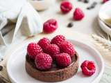 Tartelettes au chocolat et framboises