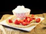 Pancake Hollandais Fraises et Chantilly