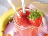 Smoothie 100% fruits { Fraise Banane }