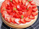 Tarte aux fraises basilic