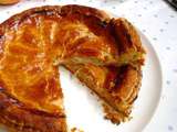 Galette des rois à la crème d’amande et à la pomme