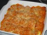 Gratin d'oeufs sauce aurore