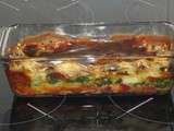 Lasagnes betterave, epinard, courgette