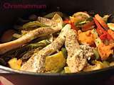 Tajine minceur au poulet et légumes