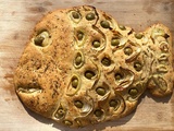 Focaccia poisson pour Pâques