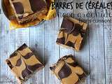 Barres de céréales choco-arachide sans cuisson