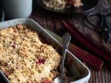 Crumble a la rhubarbe