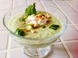 Soupe froide de Concombre et Menthe