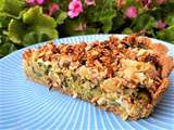 Tarte aux Courgettes, Crumble de fêta et Pâte Minute