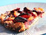 Tarte Rustique aux Fruits d'Eté (Prunes, Abricots ou Pêches)