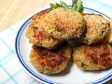 Croquettes de quinoa au citron et au persil