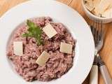 Risotto au vin rouge