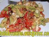 Salade de tomates & avocats