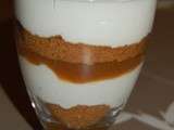 Verrine façon tiramisu au spéculoos express