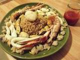 Riz pilaf aux fruits de mer