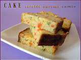 Cake surimi carottes et graines de cumin