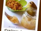 Confiture de poires aux raisins secs