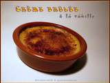 Crème brûlée à la vanille