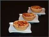 Mini quiches bacon oignon emmental