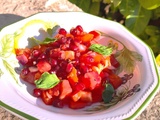 Salade de tomates et grenade d'Ottolenghi