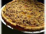 Tarte aux prunes façon crumble