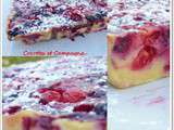 Clafoutis aux fruits rouges parfumé à l'Amaretto