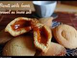 Biscuits sablés fourrés au caramel au beurre salé