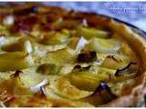 Quiche aux poireaux et lardons