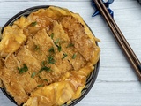 Katsudon – Bol de riz, porc pané et oeufs