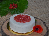 Entremets comme un baba ~ Fraise & rhubarbe