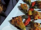 Fleurs de courgettes farcies au riz