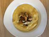 Polenta au citron et moules