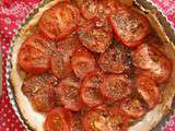 Tarte tomates, thon, moutarde (sans gluten)