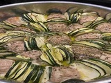 Gratin de Courgettes et Boulette de Veau