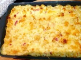 Gratin de Macaronis aux Lardons