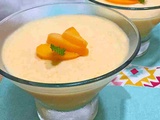 Mousse de pêche au sirop