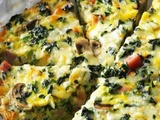 Quiche aux épinards sans croûte recette saine