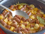 Saucisses au vin