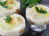 Tiramisu au citron dessert light en verrines