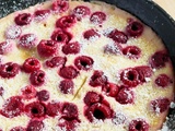 Clafoutis aux framboises à la poêle / a déguster sans modération