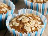 Muffins aux flocons d’avoine parfaits pour un petit déjeuner