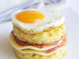 Croque Madame aux coquillettes