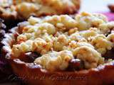 Tartelettes aux pommes et aux figues façon crumble