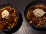 Spaghetti Maison aux Boulettes de Boeuf